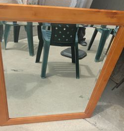 Bathroom cabinet and mirror