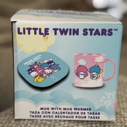 Little Twin Stars Mug w/ Mug Warmer (New)