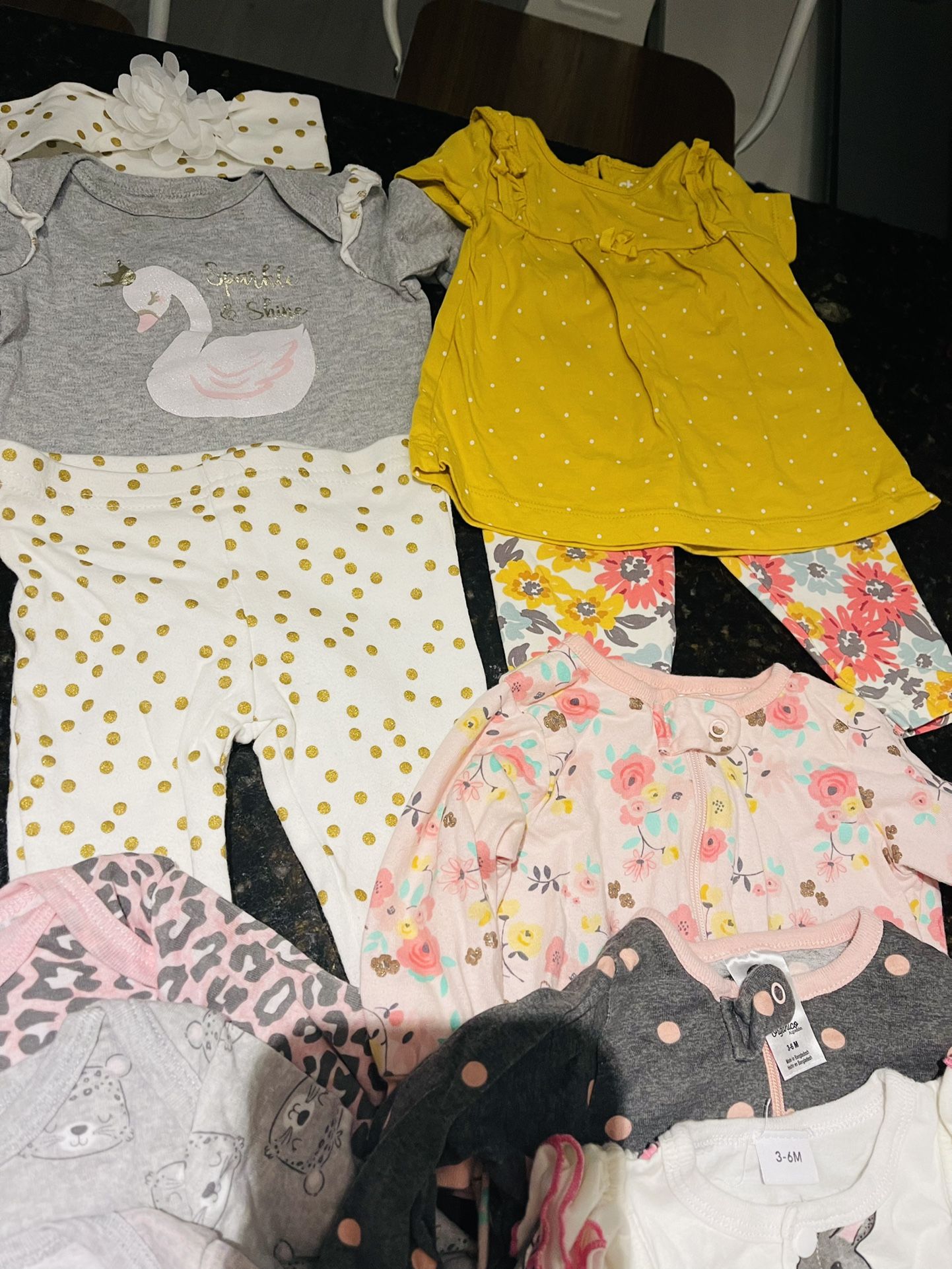 3/6 Months Baby Girl Clothes 