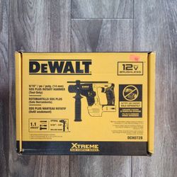 Dewalt DCH072B XTREME 12V MAX Brushless Lithium-Ion 9/16 in. Cordless SDS Plus Rotary Hammer (Tool Only)
(BRAND NEW FACTORY SEALED)