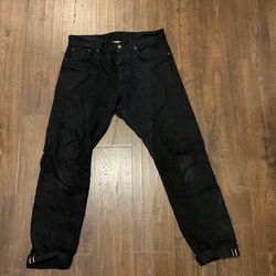 Railcar Fine Goods Spike Black With Red Selvage ( 34x31.5) 29 Rolled 