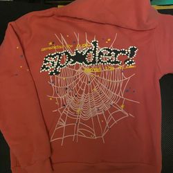 Spider Hoodie Pink