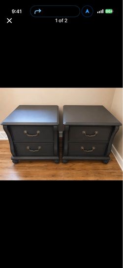 Two matching night stands