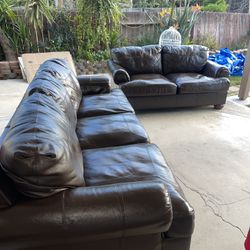 Leather Couches 