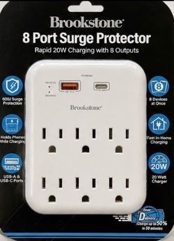 8 Port Surge Protector