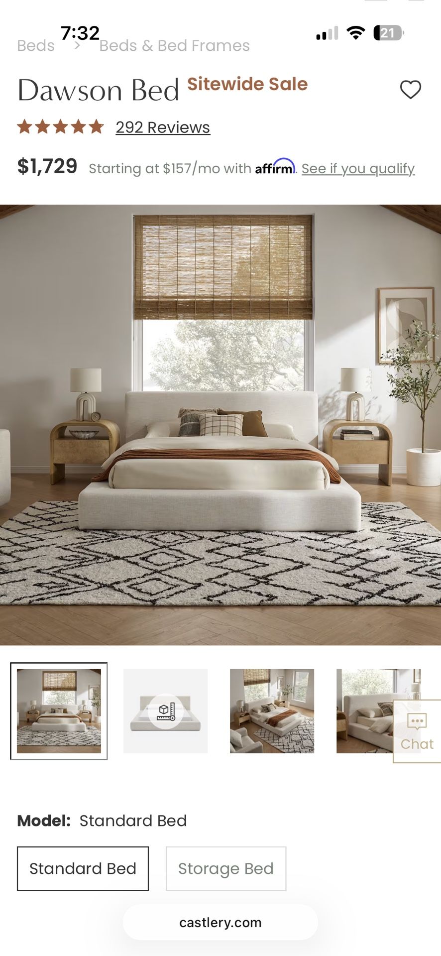 Castlery Dawson Bed Frame