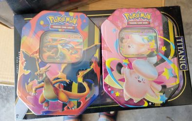 Pokemon tins lot of (2)