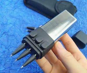 Hand Darts, Gun Cleaning Kit & RuDbber Band Shooting Gun & Keychain