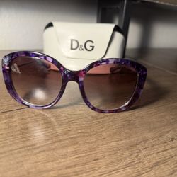 Dolce & Gabbana (D&G) Purple Sunglasses 