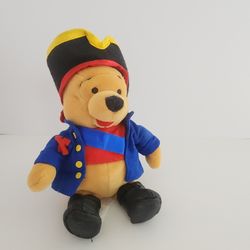 Pirate Pooh Plush Bean Bag Halloween Vintage Disney 