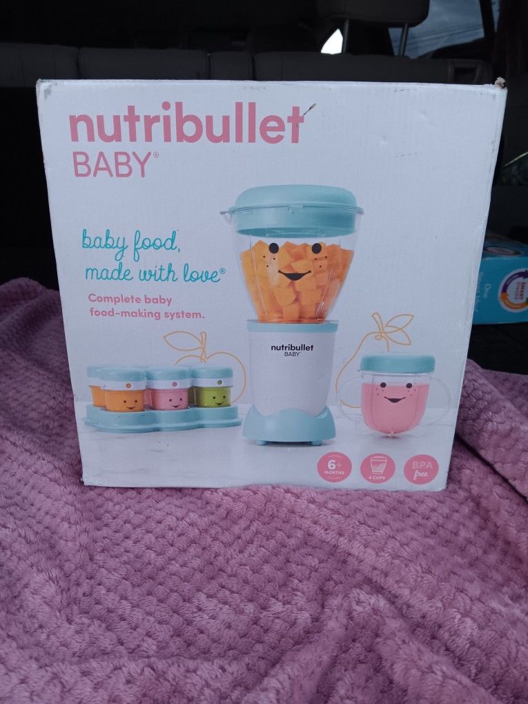 Nutri Bullet For Baby Blue Color
