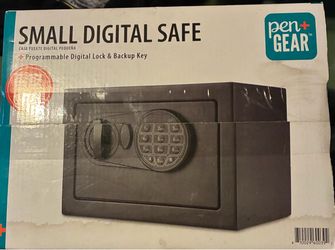 Small Digital  Safe Programmable Digital Lock $ Backup Key