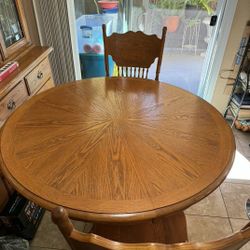 Table and Two Chairs