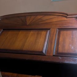 Cal King Wood bed Frame Mattress Not Included