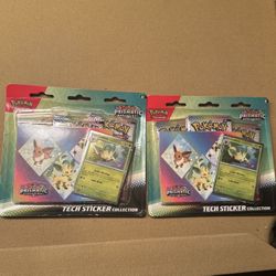 Prismatic Sticker Tech Pokemon Booster Pack Blister 