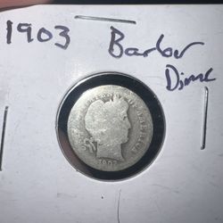 1903 Barber Dime 