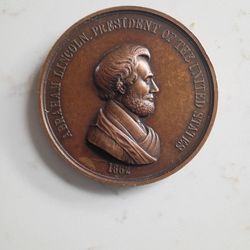 1862 Abraham Lincoln Peace Treaty Medal 
