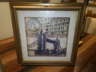 BEAUTIFUL FRAMED AND MATTED PRINT