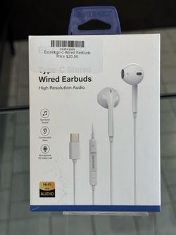 Wired Earbuds Type C