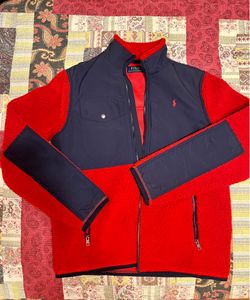 Polo Ralph Lauren Red/Navy Sherpa Jacket