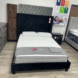 BED FRAME QUEEN - ALL SIZES AVAILABLE - NO BOX SPRING REQUIRED - [NEW]