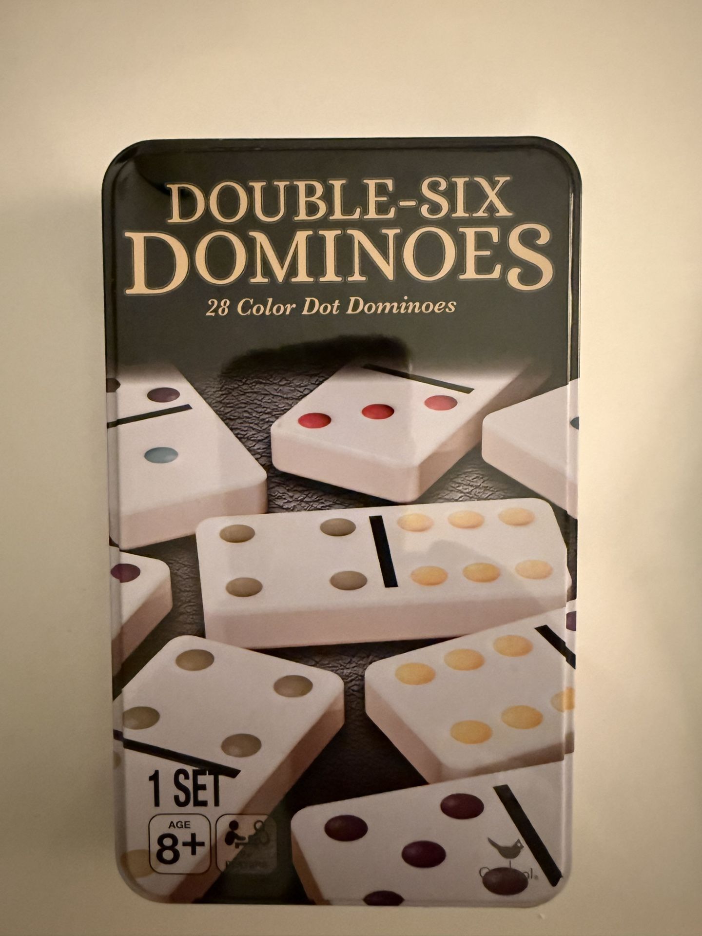 28 Tile Double Six Domino Set With 1 Starter Piece & Instructions