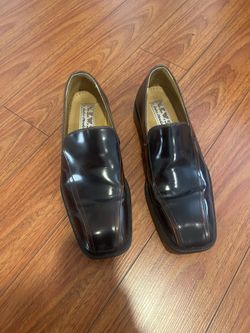 Men’s Size 9 Dark Brown Dress Shoes Made In Spain N.E.W.S