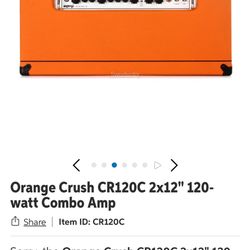 Orange PPC212-OB 120-watt 2x12 inch Open-back Cabinet