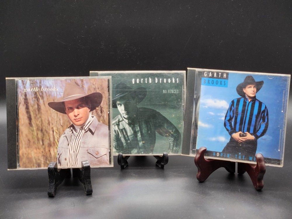 Collection of Three Garth Brooks Country Music CDs