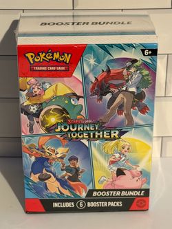 New Pokemon Journey Together Booster Bundle Box