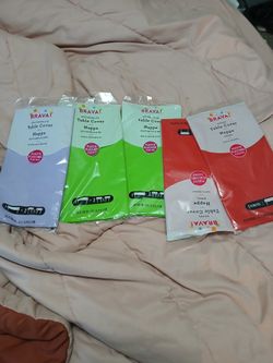 Plastic Table Cloths All For $10