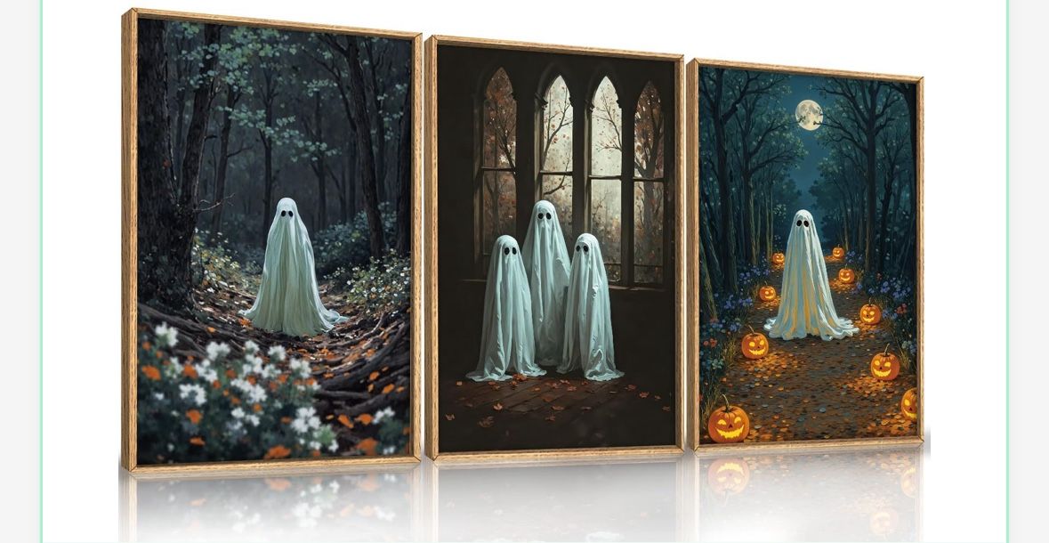 Ghost Art Decor (Halloween Art)