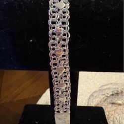 Sólida Plata 925 Bracelet