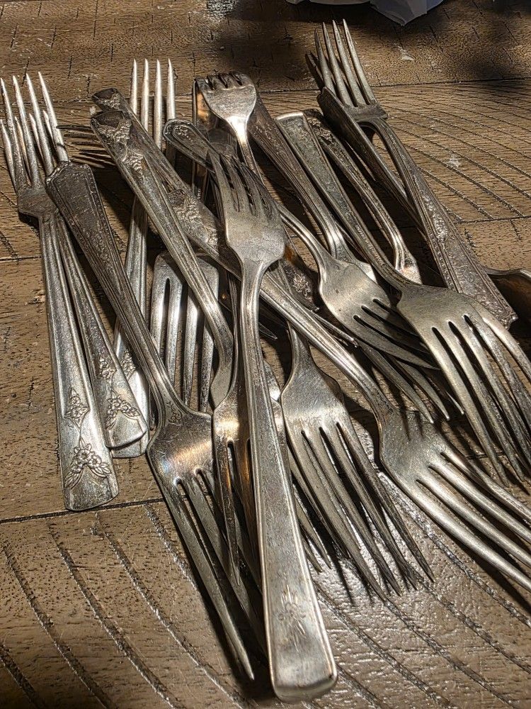 Silver Plated Forks