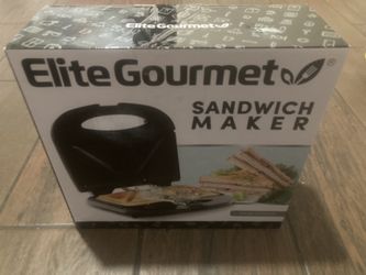 Elite Gourmet Sandwich Maker NIB