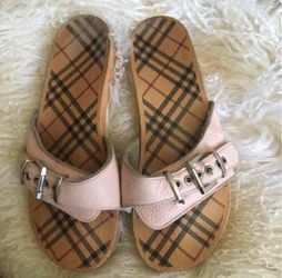 Authentic Burberry clogs
