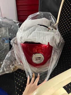 Kitchen Red Rice Cooker with Timer and Temp Controls