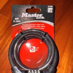 Master Lock Cable 4ft Brand New