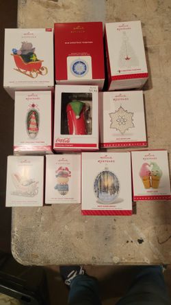 Christmas ornaments.
