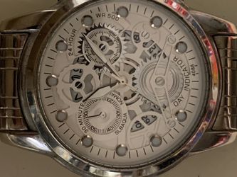 Aquamaster Skeleton Dial Chronograph Watch