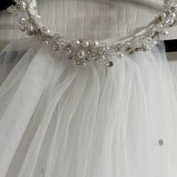 Flower Girl Veil Or First Holy Communion Veil 