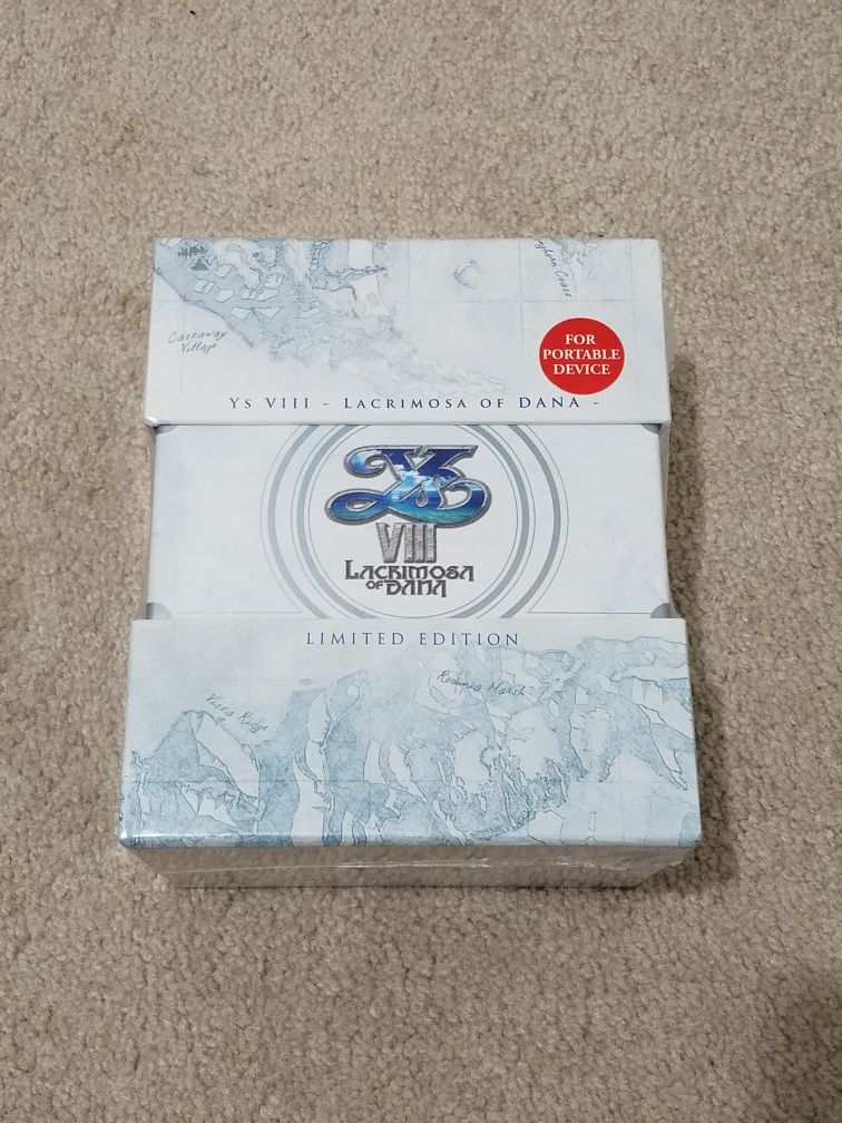 New and Sealed Ys VIII Limited Edition Vita