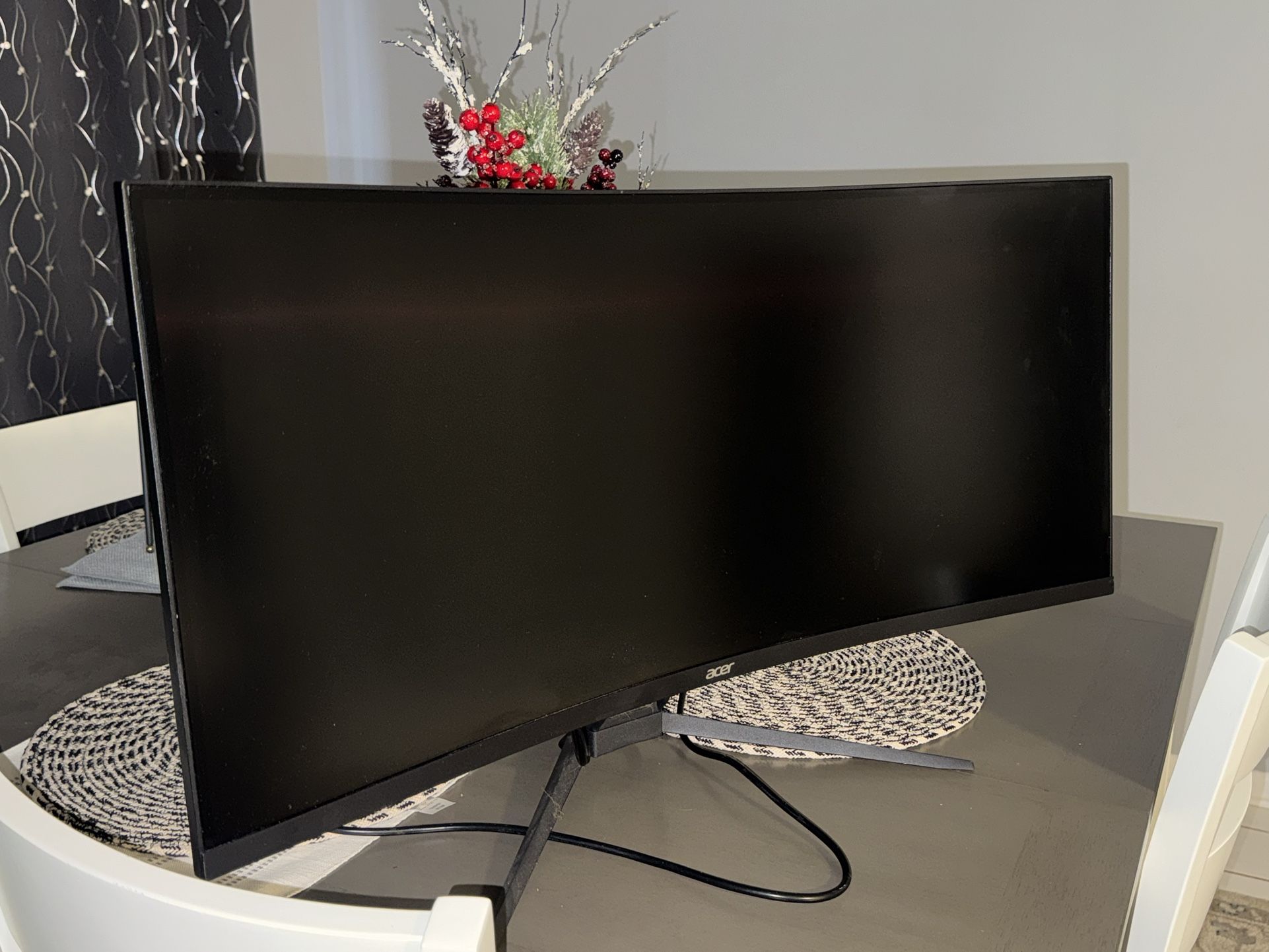 Acer 34 Inch Curved Gaming Monitor 1440P 180hz