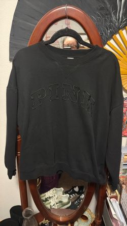 Victoria Secret XL Black Sweatshirt 