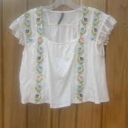 Anthropologie Crop Top Size XS Excellent Condition 