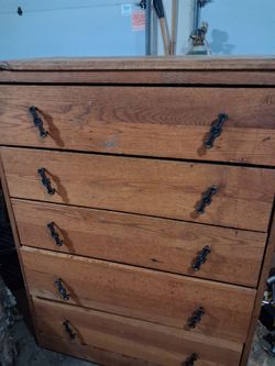 Heavy duty wood dresser