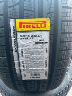 New 265/40/21 Pirelli scorpion 🦂 verde AS