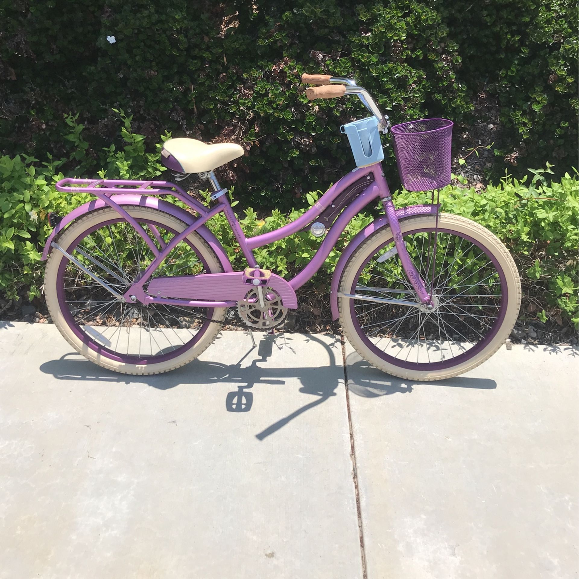 Purple Womens Huffy Beach Cruiser Purple Women's Cruiser Bike
