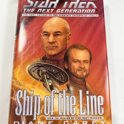 Star Trek The Next Generation Ship of the Line by Diane L. Carey 1997 Hardback
