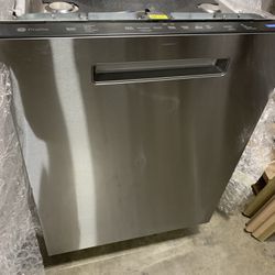 GE Profile  24 in. Fingerprint Resistant Stainless Top Control Smart Built-In Tall Tub Dishwasher with Microban Technology
